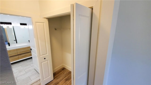 view of closet