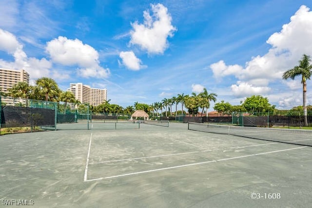 view of sport court