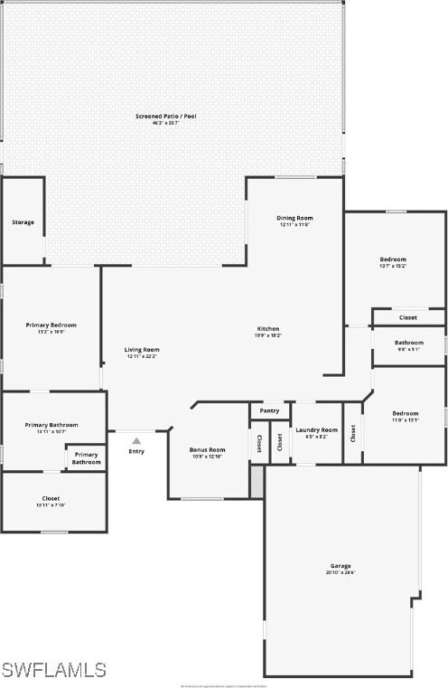 3307 NW 3rd St, Cape Coral, FL 33993 - plan