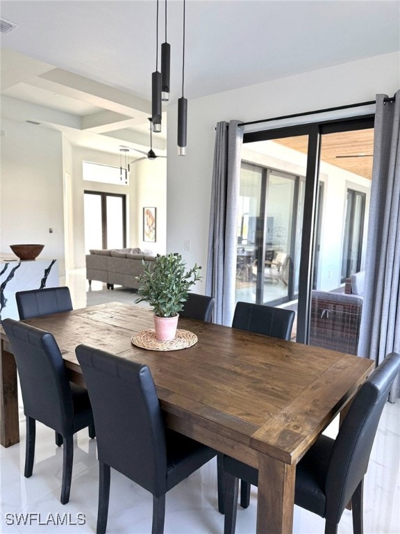 3307 NW 3rd St, Cape Coral, FL 33993 - dining room featuring visible vents
