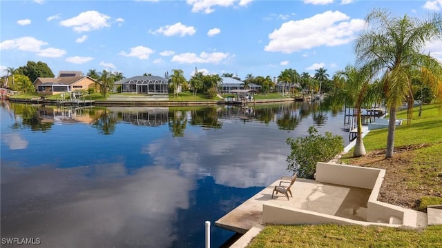 property view of water