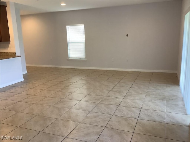 view of tiled empty room