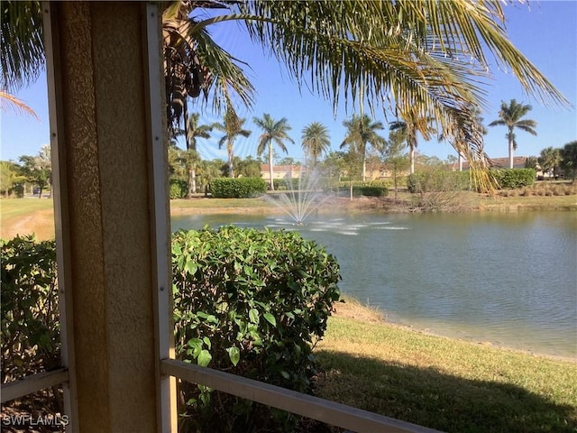 property view of water