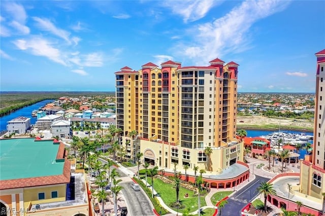 view of property featuring a water view