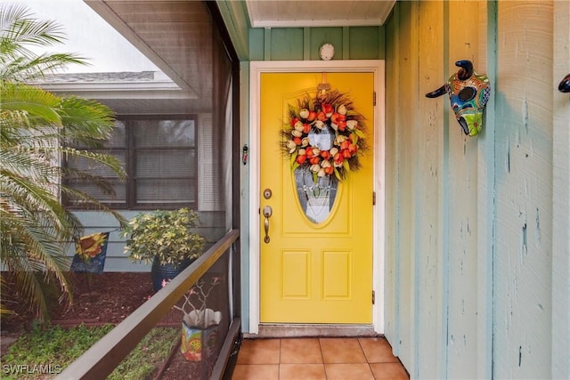 view of property entrance