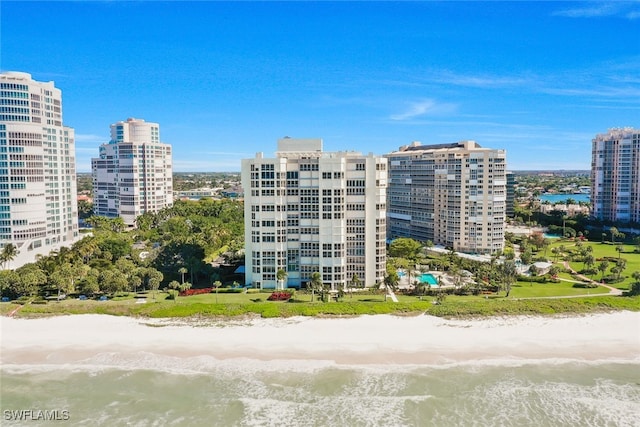 view of property with a water view