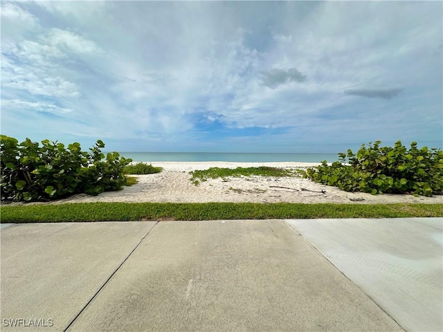water view with local beach