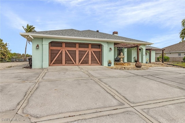 view of ranch-style home