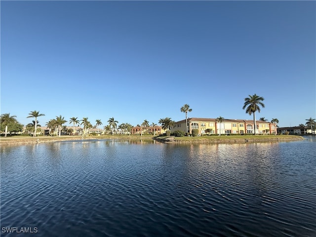 view of water feature