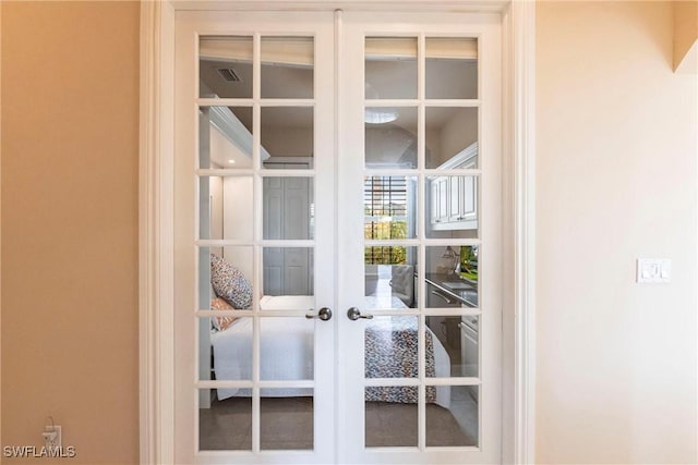 details with french doors