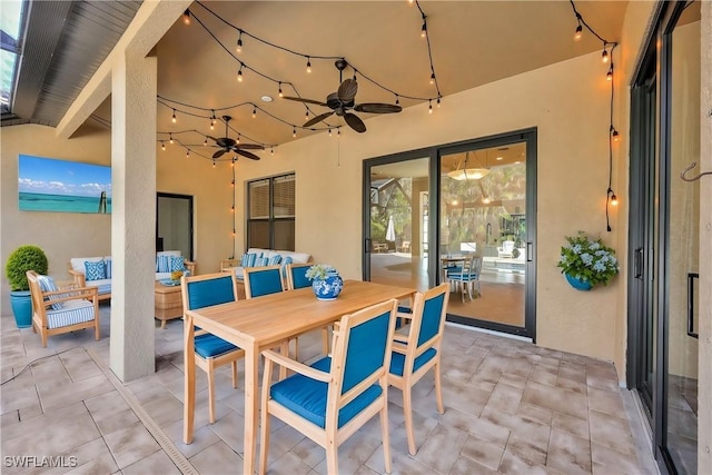 view of patio / terrace with outdoor lounge area