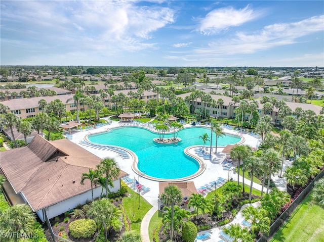 view of pool