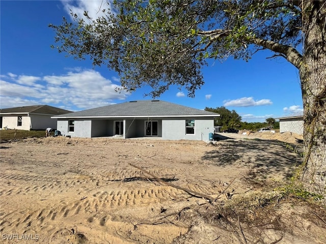 view of back of property