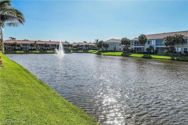 water view with a residential view