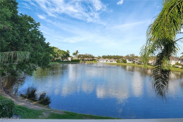 view of water feature