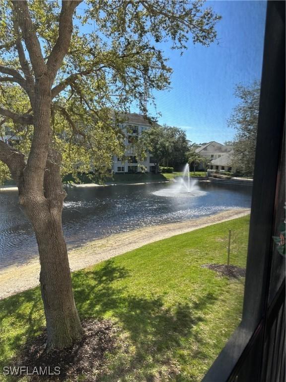 view of water feature