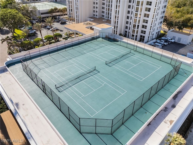 view of sport court