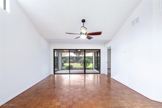 907 Reef Point Cir, Naples, FL 34108 - unfurnished room with a ceiling fan and baseboards