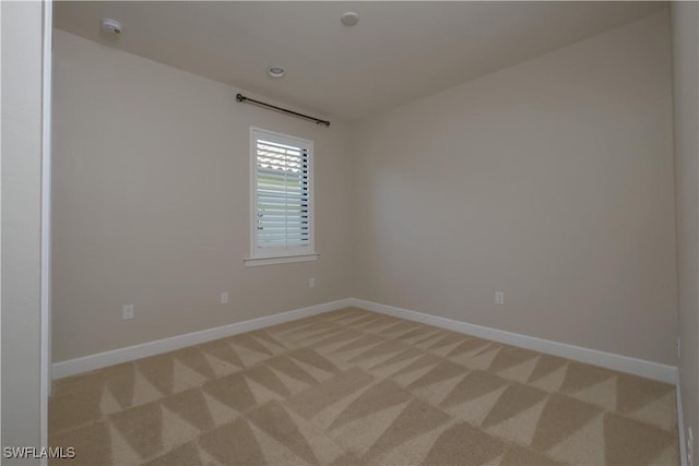 empty room with light carpet