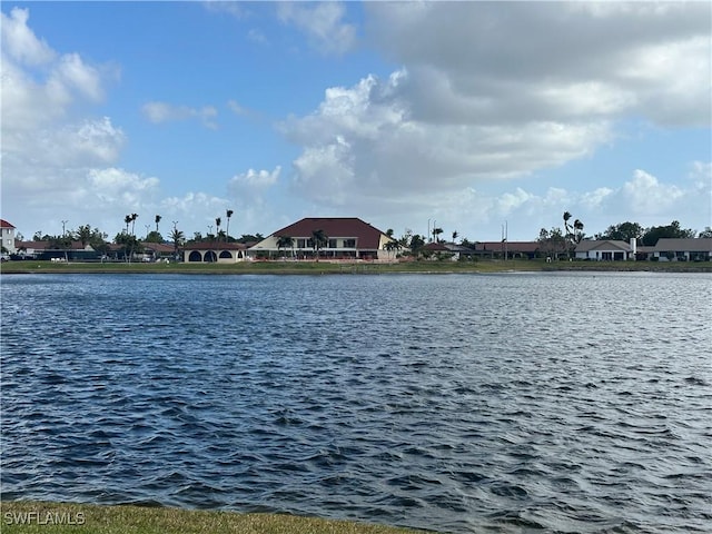 property view of water