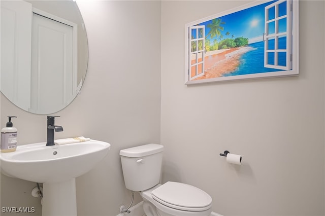 bathroom with toilet