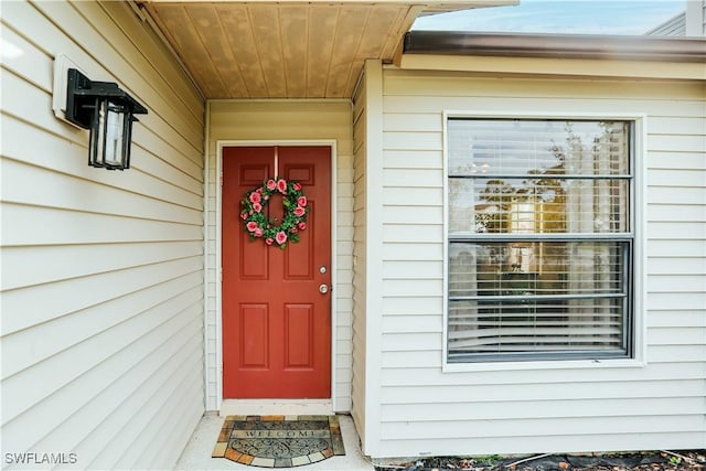 view of entrance to property