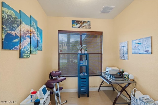 2108 SW 38th Ter, Cape Coral, FL 33914 - office with tile patterned floors and baseboards