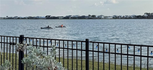 view of water feature