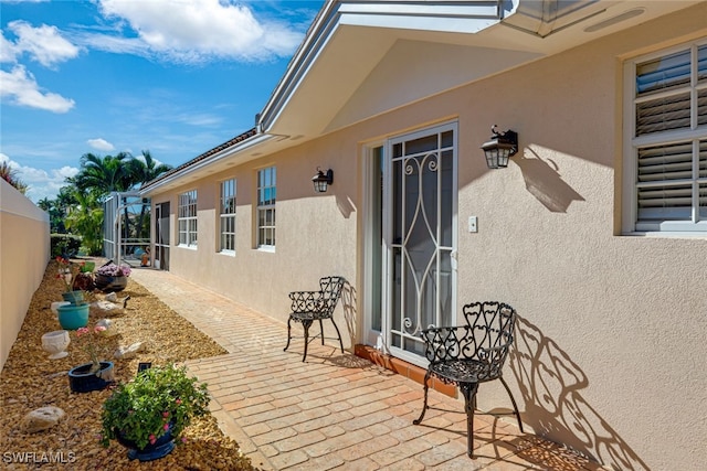 view of patio