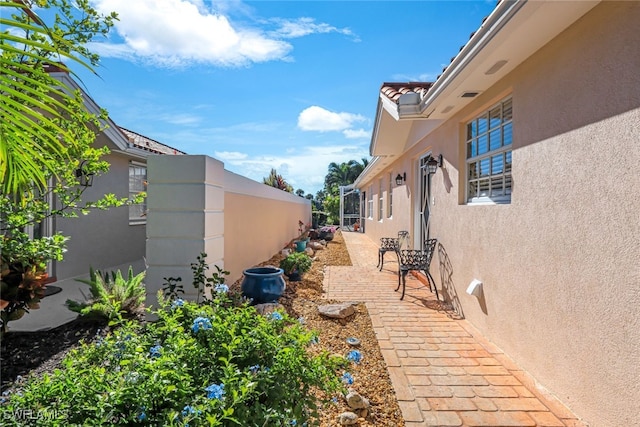 view of home's exterior