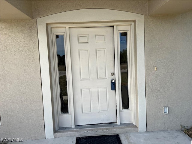 view of entrance to property