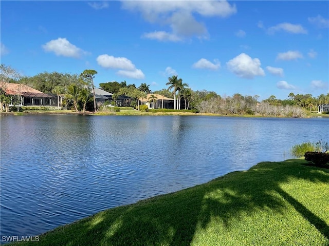 view of water feature