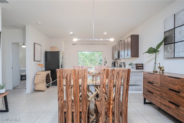 view of dining room