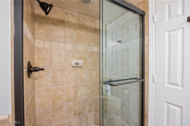 bathroom with walk in shower