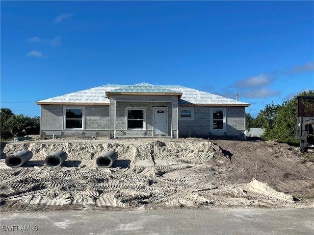 view of front of home