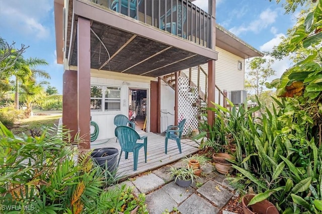 1291 Chokoloskee Dr, Chokoloskee, FL 34138 - view of patio / terrace featuring a balcony