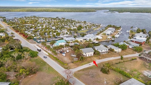 1291 Chokoloskee Dr, Chokoloskee, FL 34138 - birds eye view of property featuring a water view