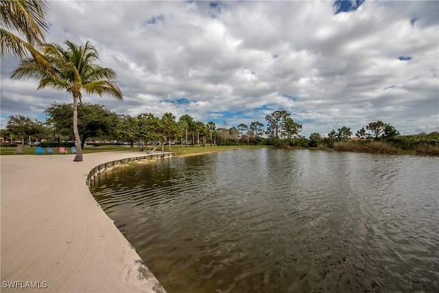 property view of water