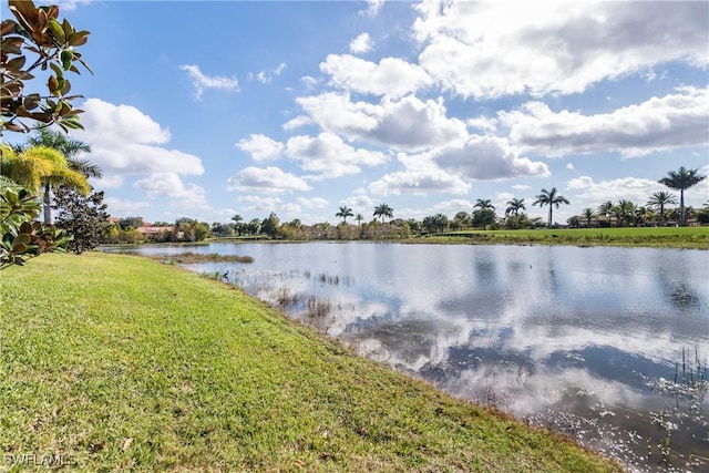 property view of water