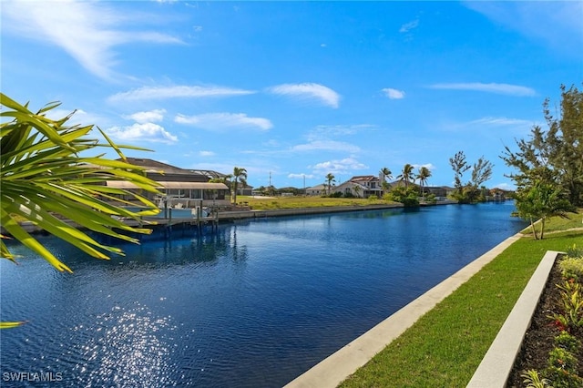 property view of water