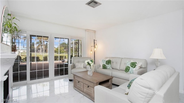 view of living room