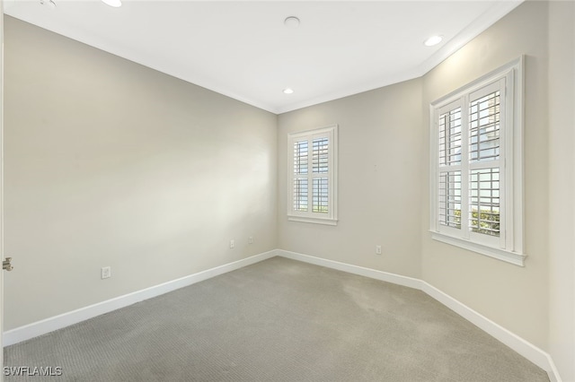 carpeted empty room with plenty of natural light