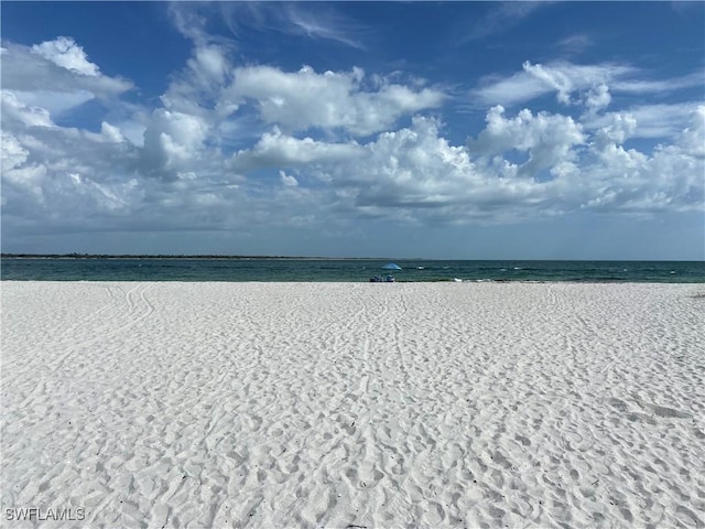 water view featuring a view of the beach