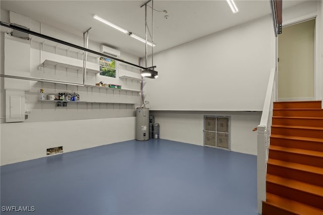 672 Durion Ct, Sanibel, FL 33957 - garage featuring a garage door opener, electric panel, and water heater