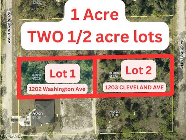 1203 Cleveland Ave, Lehigh Acres FL, 33972 land for sale