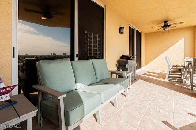 view of patio / terrace featuring outdoor lounge area