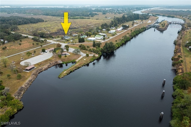 2915 Ortona Locks Rd, Moore Haven, FL 33471 - aerial view of a nearby body of water