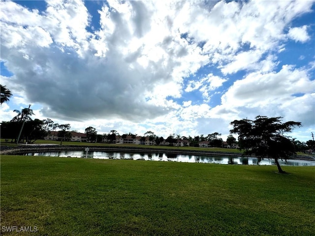 view of water feature