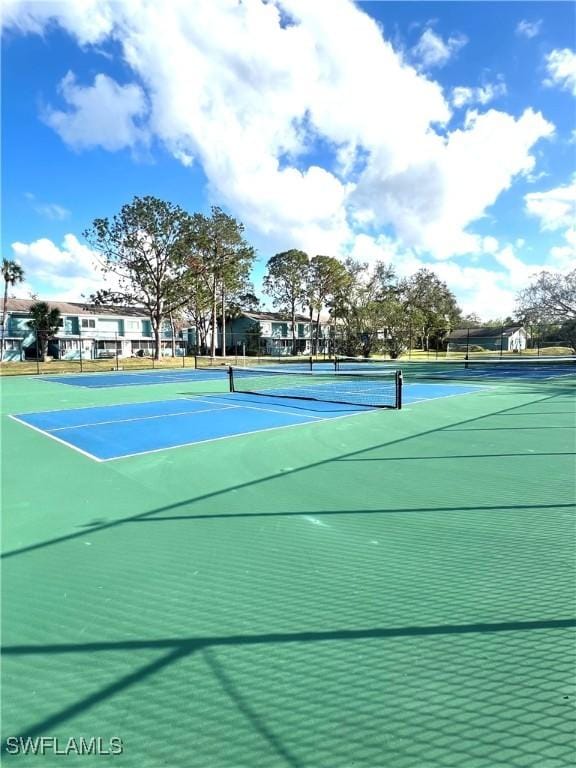 view of sport court