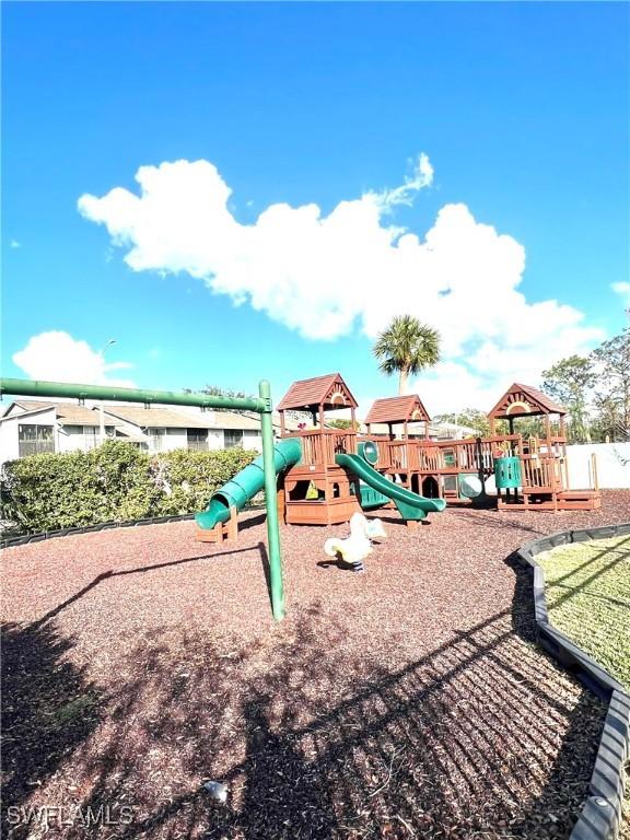 view of jungle gym